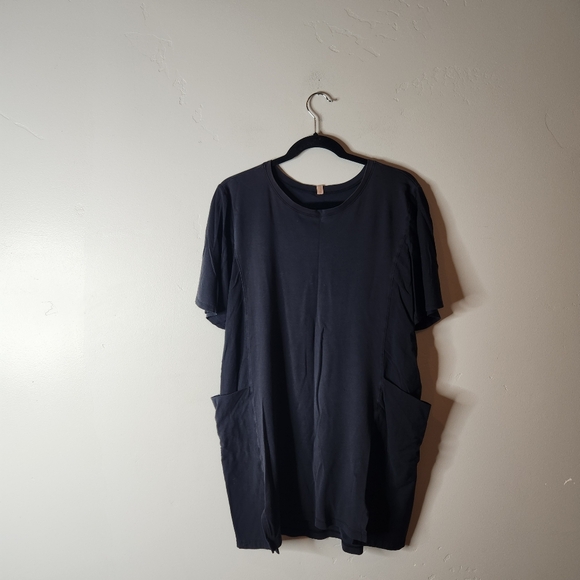 Lunya Cool Paneled Short Sleeve Dress Size Large - Picture 2 of 9
